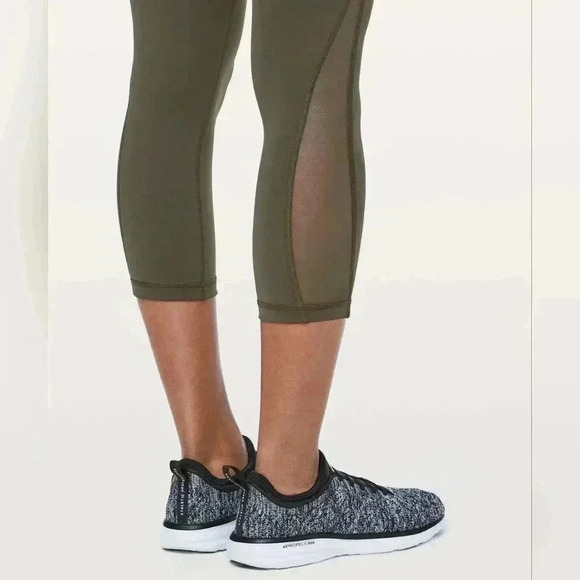 Lululemon Athletica Olive Green Leggings - Picture 4 of 15
